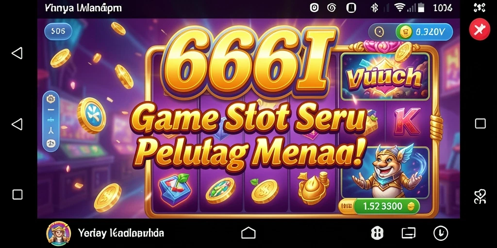 Tampilan gameplay utama <strong>666I</strong> yang menarik dan penuh warna.
