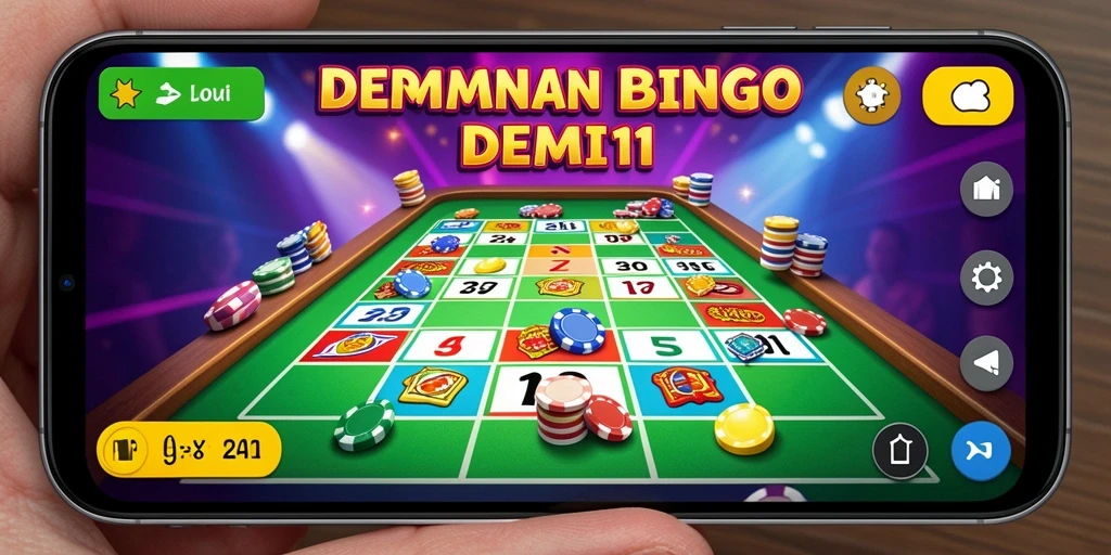 Tampilan gameplay seru dari permainan Bingo di DEMI11.