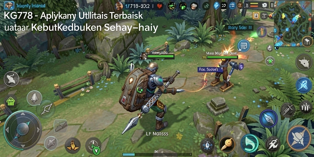 Tangkapan layar utama KG778 menunjukkan penggunaannya yang intuitif dan alat yang bermanfaat.