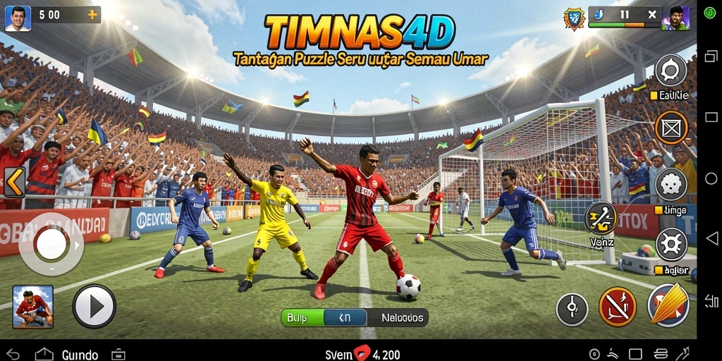 Tampilan gameplay TIMNAS4D yang menarik dan penuh tantangan.