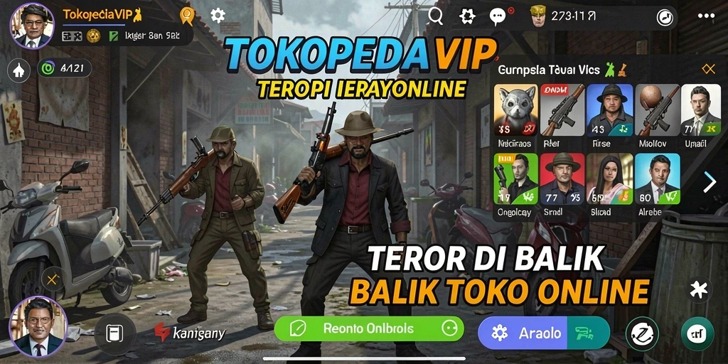 Screenshot dari gameplay mengerikan TOKOPEDIAVIP yang menegangkan.