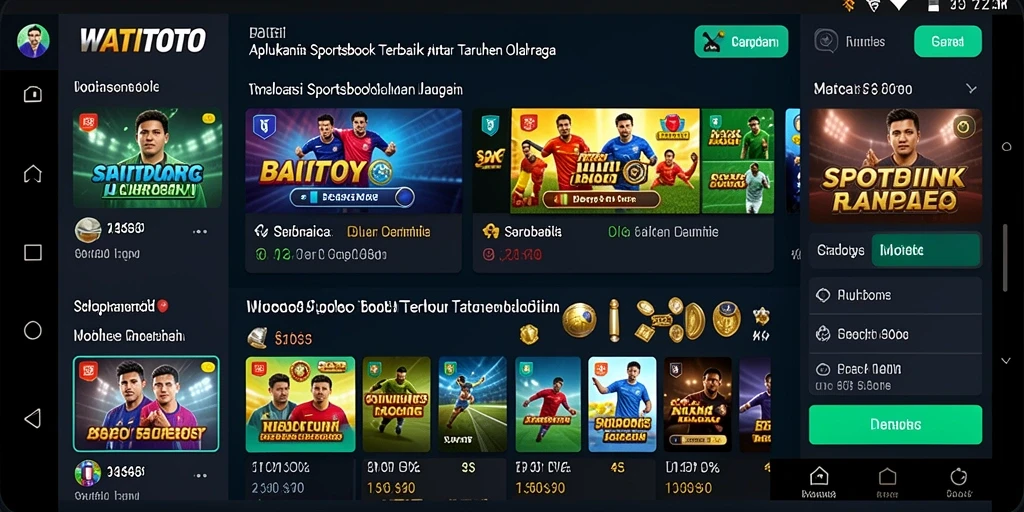 Screenshot utama WATITOTO menampilkan pengalaman taruhan olahraga yang menarik.